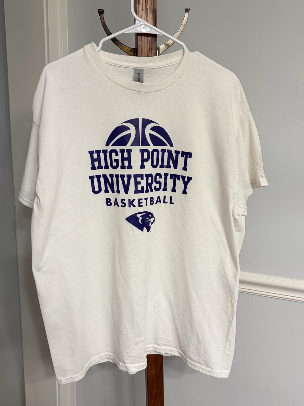 High Point University Basketball White T-Shirt